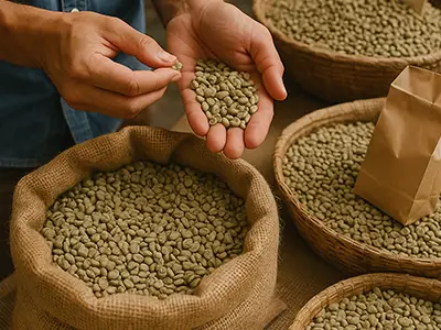 selección y compra del cafe verde en Cafés la Caribeña